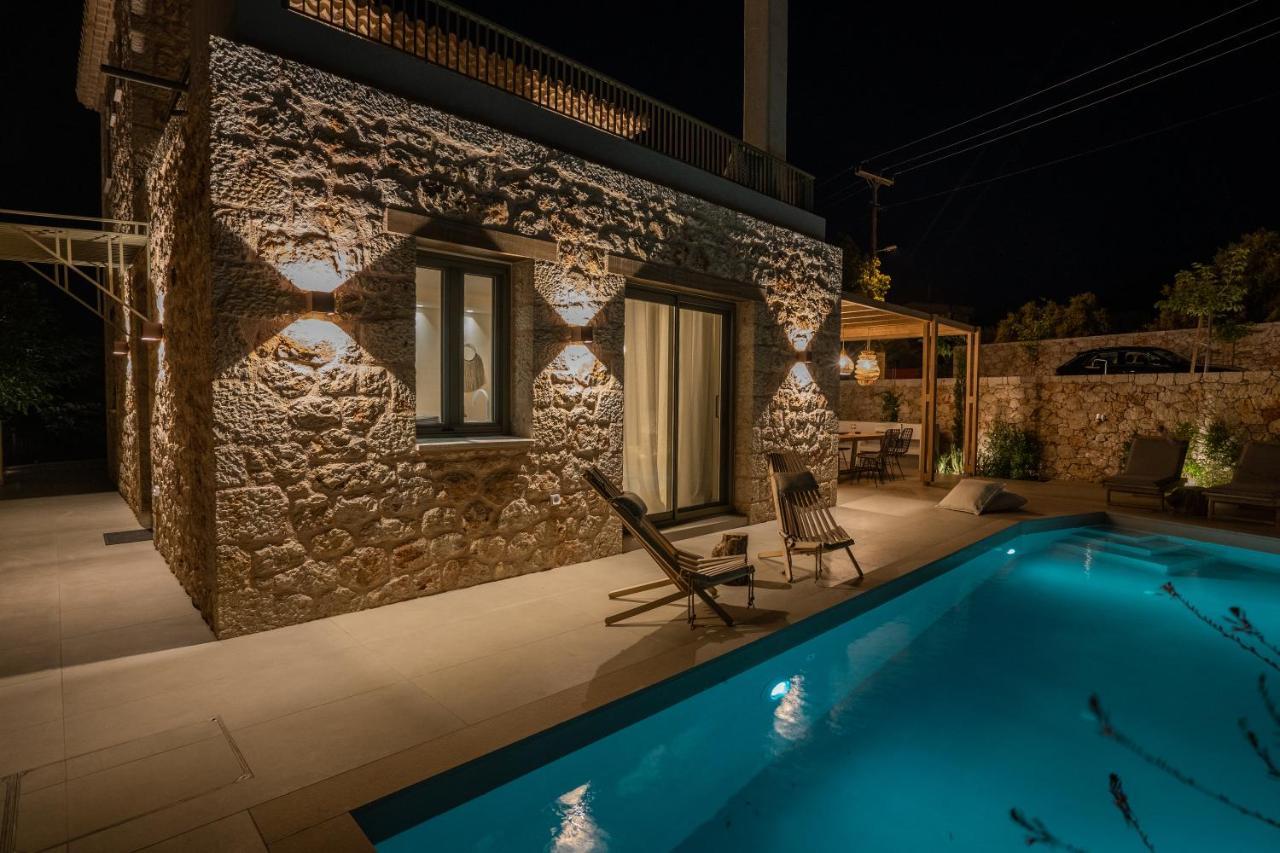 Papadria Villas - Modern Luxury Villas Near Kathisma Beach Tsoukaládhes エクステリア 写真