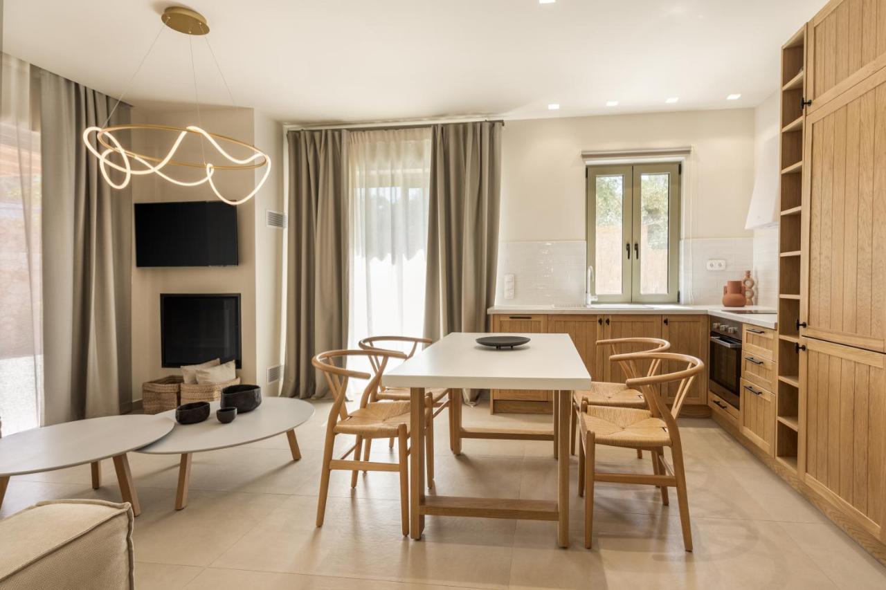 Papadria Villas - Modern Luxury Villas Near Kathisma Beach Tsoukaládhes エクステリア 写真