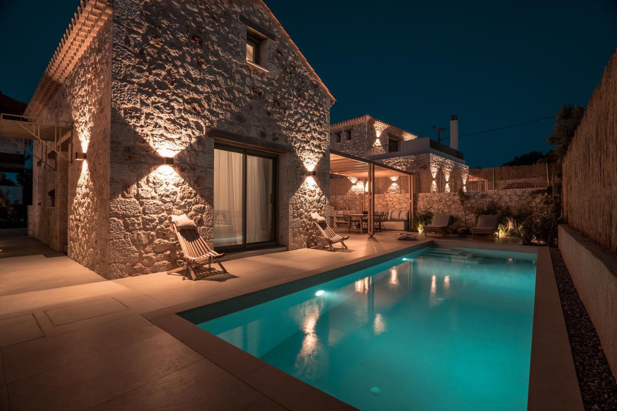 Papadria Villas - Modern Luxury Villas Near Kathisma Beach Tsoukaládhes エクステリア 写真